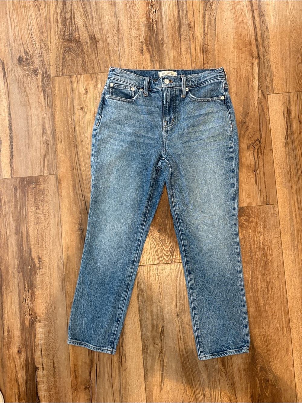 Madewell Women's Blue Ankle Crop Jeans